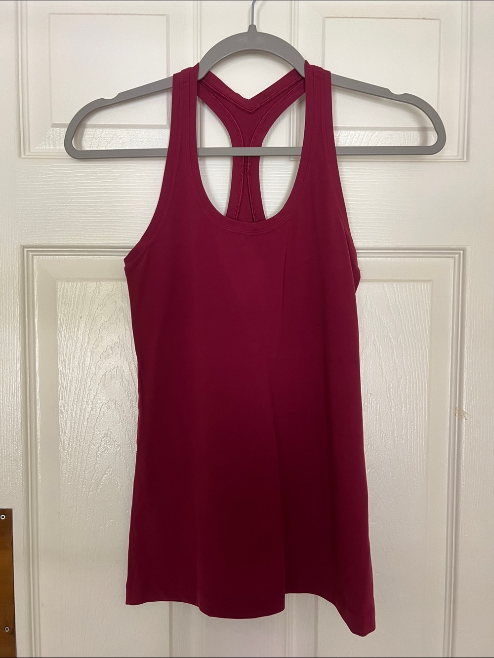 Red lululemon nulu cool racerback CRB tank